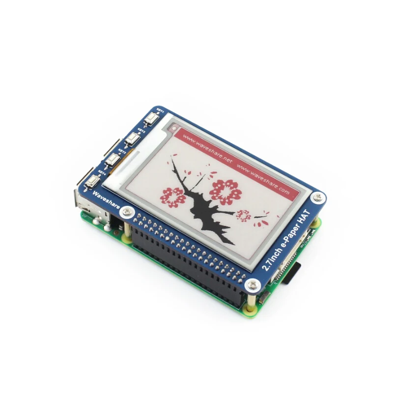 ShenzhenMaker Store 264x176 2 7 'электронная бумага/E Ink display HAT для Raspberry Pi 2B/3B/Zero W три цвета: