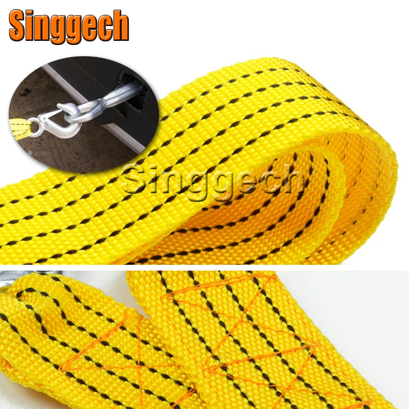 

1X Car Towing Rope 3 Meters 3 Tons For Ford Focus 2 3 1 Fiesta Mondeo Kuba Ecosport For Mini Cooper R56 R50 R53 F56 F55 R60 R57