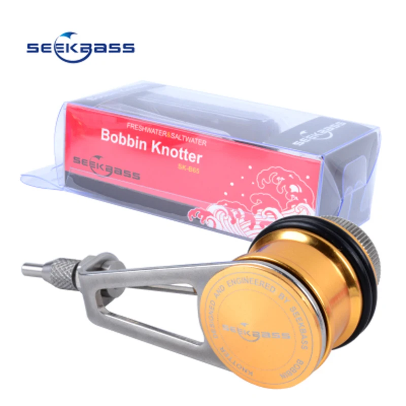 SEEKBASS KNOT ASSIST KNOTTING MACHINE GT KNOT MACHINE FISHING TOOL winder fishing bobbin knotter