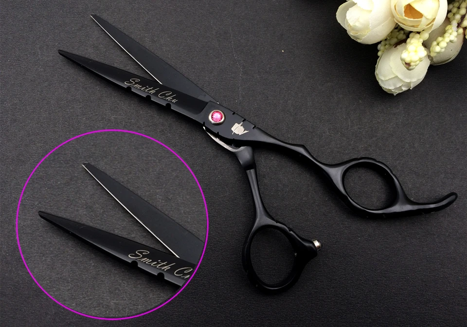 High quality SMITH CHU 6.0 Professional hair scissors hairdressing scissors barber scissors hair cutting shears thinning High quality SMITH CHU 6.0 Professional hair scissors hairdressing scissors barber scissors hair cutting shears thinning