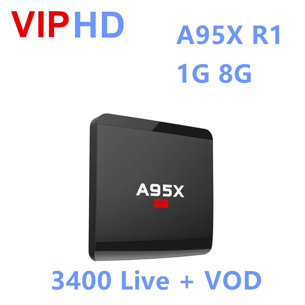 

A95X R1 Android IPTV Set Top Box Arabic UK USA Portugal Spain Turkey India Israel Iran Italy Middle East Pakistan PK QHD MTD