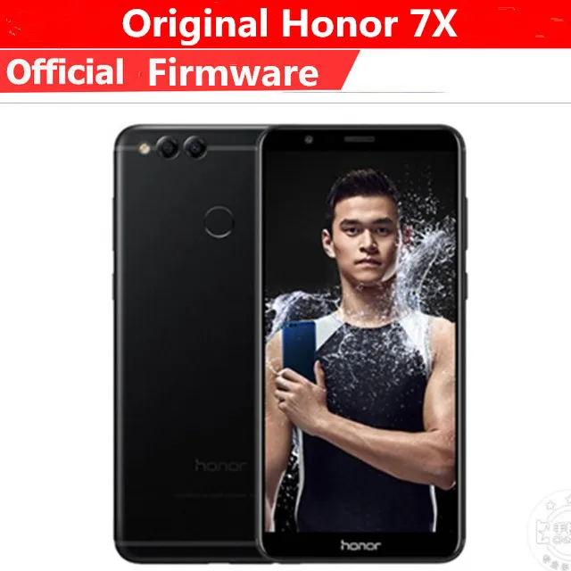 Honor 7X5,93 дюйма, полноэкранный экран 2160* 1080pix, OTA, обновленный мобильный телефон, Восьмиядерный, 2,4 ГГц, двойная камера заднего вида, 16 МП