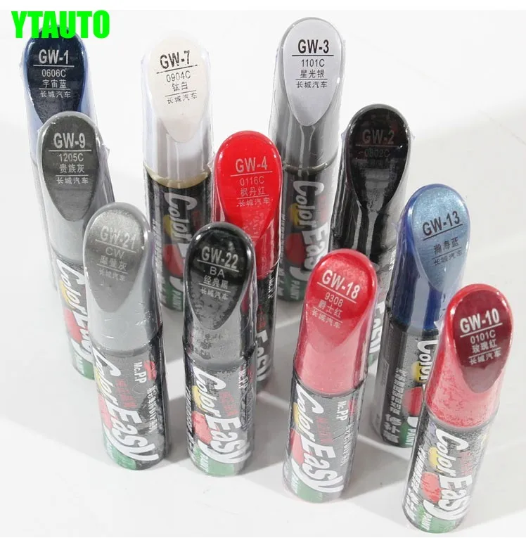 Car scratch repair pen, auto paint pen for Great wall C30 C50 M1 M2 M4 H1 H3 H4 H5 H6 H8 H9,car painting accessory