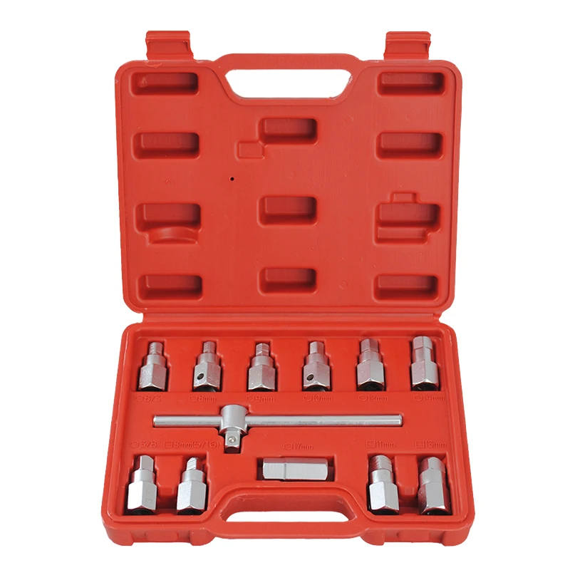 Buy 12Pcs 18Pcs Oil Drain Screw Set Pipe Plug Triangle