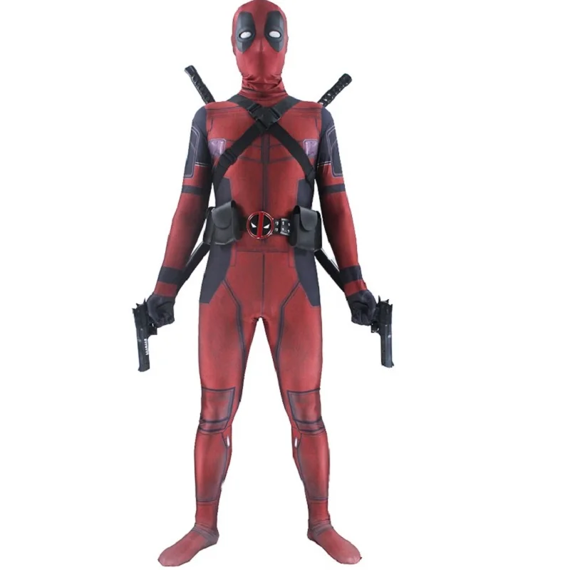 

cosplay men adult superhero cosplay deadpool costume halloween costume onesie deadpool cosplay costume for kids