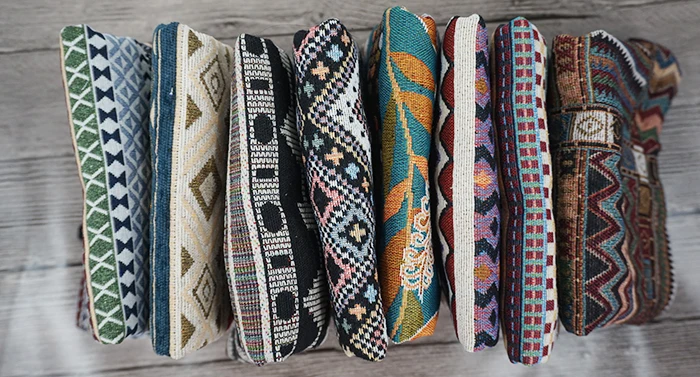 2022 Women Fabric Backpack Female Gypsy Bohemian Boho Chic Aztec Ibiza Tribal Ethnic Cottage Soft Brown Drawstring Rucksack Bags