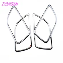 Стайлинг автомобилей, ABS хромированная отделка дверные ручки Крышка интерьера кольцо наклейка для Kia Rio K2 2011 2012 2013