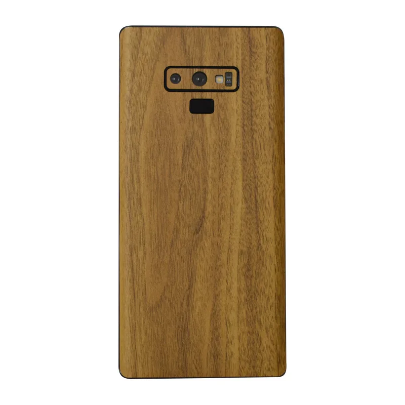 Черная деревянная задняя пленка для samsung Galaxy Note 9 декоративная Защитная