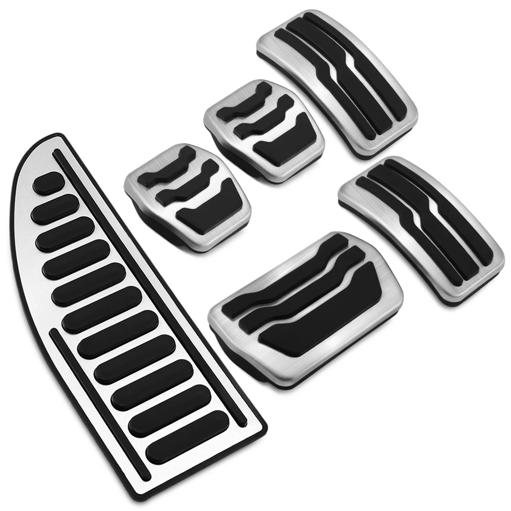 

LHD Car Styling Fuel Pedal Set Brake Pedals Rest Pedal Covers for Ford Kuga Escape 2 2013 - 2015 Parts