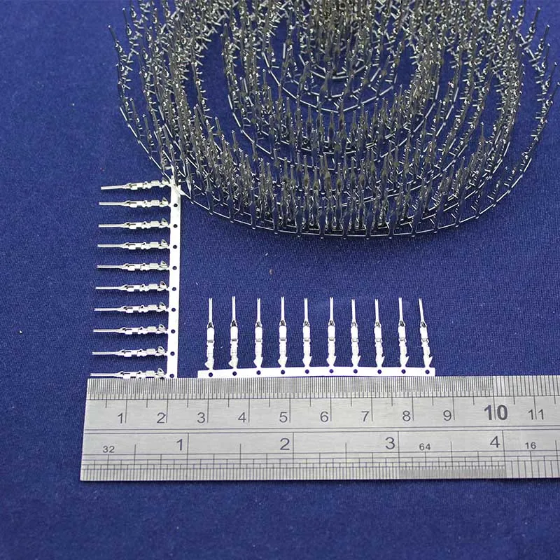 

100pcs Dupont Male Pin Crimp Pin Jumper Terminal Connector Terminal Metal 2.54mm