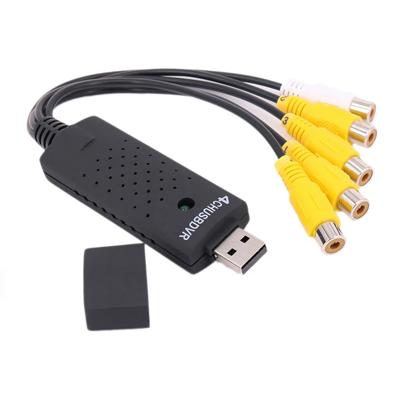 4 канальная USB Карта видеозахвата DVR для монитор камеры CCTV DVD Usb плата Dvr VHS
