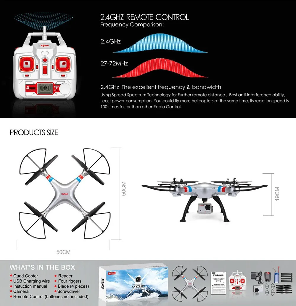 SYMA X8G Модернизированный Квадрокоптер SYMA X8 X8C Дроны с камерой HD 5MP Безголовый режим RC вертолет Квадрокоптер Дрон с камерой