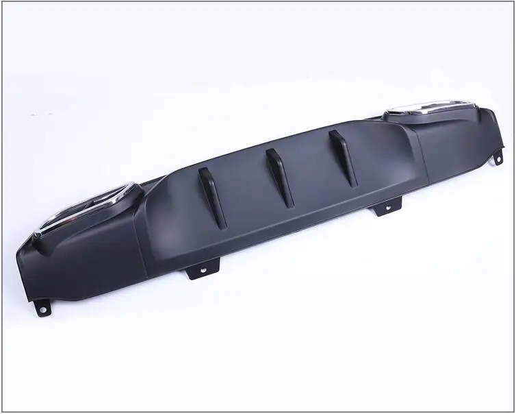 ABS углеродного волокна задний багажник губы спойлер, диффузор выхлопных газов бампер Защитная крышка для Honda Civic 10th Gen