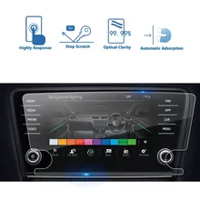 RUIYA screen protector for Skoda infotainment system Amundsen Octavia 8inch car navigation screen 9H tempered glass