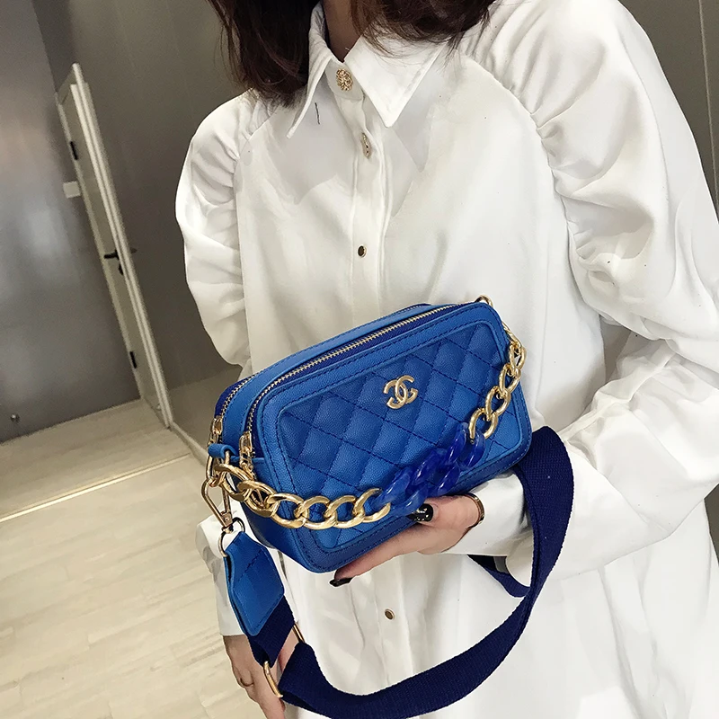 

Summer New Fashion Women Shoulder Bag Chain Strap Flap Designer hot Handbags Clutch Bag Ladies Messenger Bags purse Metal Buckle