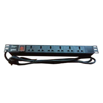 

6 hole universal server, special power cabinet, PDU socket, aluminum alloy PDU special treatment with 16A