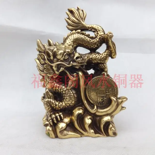 

Bronze copper dragon decoration lucky fortune home decoration business gift