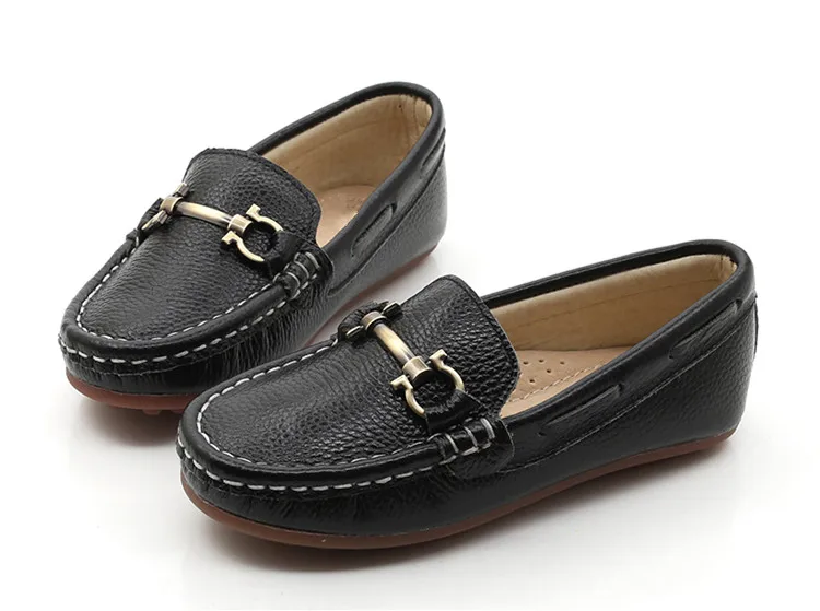 Mocassins de Couro Sapatos do Bebê da Criança Sapatos de Couro Nova Primavera Fundo Macio Genuíno Crianças Respirável Apartamentos Casuais Meninos 04 16 respirável apartamentos casuais meninos crianças sapatos de couro 04