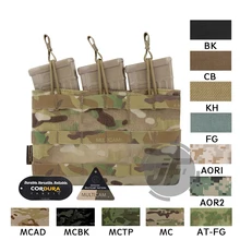 Emerson Тактический 5,56. 223 тройной Открытый Топ подсумок для журналов Emersongear Mag Carrier MOLLE PALS Webbing W/Pull Tabs быстрый доступ