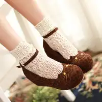 Vrouwen Japanse Lolita Cosplay schoenen Ronde Neus Prinses Vrouw Meisje Cos Cosplay Schoenen
