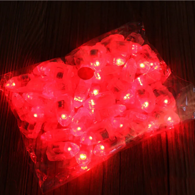 50 шт./лот, высокая яркость, светодиодный светильник на воздушном шаре, светящиеся лампы на бумажный фонарь воздушный шар, украшение на день рождения, мини-шар - Цвет: red light