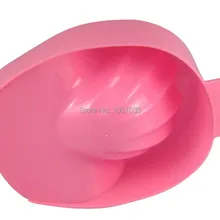 1 шт. наконечники для дизайна ногтей ручной Замачивание чаши лоток Лечение лак средство для снятия маникюра спа инструменты для ногтей дешево и горячей