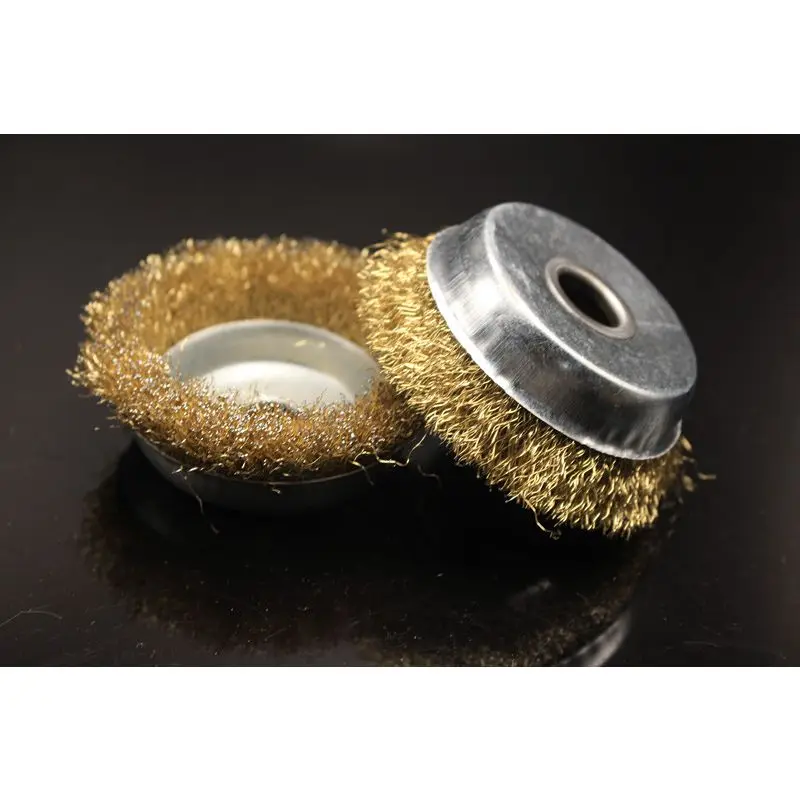 Bowl Type Copper Wire Wheel Metal Cleaning Steel Wire Ring Wheel Power Tool Accessories Angle Grinder Polishing Grinding angle-grinder-grinding-wheel : image Bowl Type Copper Wire Wheel Metal Cleaning Steel Wire Ring Wheel Power Tool Accessories Angle Grinder Polishing Grinding angle-grinder-grinding-wheel