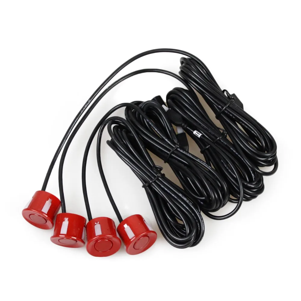 DIYSECUR Wholesale 4pcs Assistance Reversing Radar Rrobe Parking Sensors Black Blue Gray Red White Silver Green Yellow