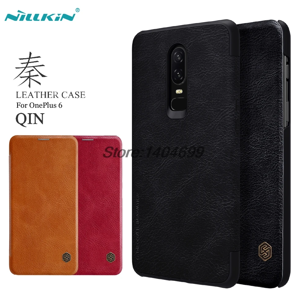 OnePlus 6 Flip Case OnePlus 6 Cover Nillkin Qin Series PU Leather Cover Case For OnePlus 6 With Sleep Wake Up Card Bag OnePlus 6 Flip Case OnePlus 6 Cover Nillkin Qin Series PU Leather Cover Case For OnePlus 6 With Sleep Wake Up Card Bag