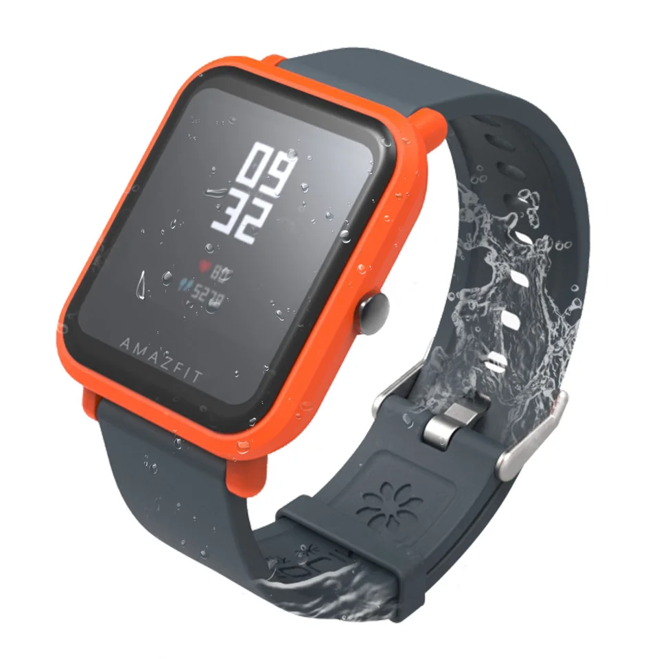 Ремешок для Amazfit Bip защитный чехол для Xiaomi Huami Amazfit Bip BIT PACE Lite Молодежные часы браслет на запястье PC оболочка бампер