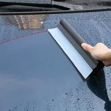 Не царапающийся гибкий мягкий силиконовый удобный скребок для автомобильного водного стеклоподъемника, щетка для сушки, скребок для очистки