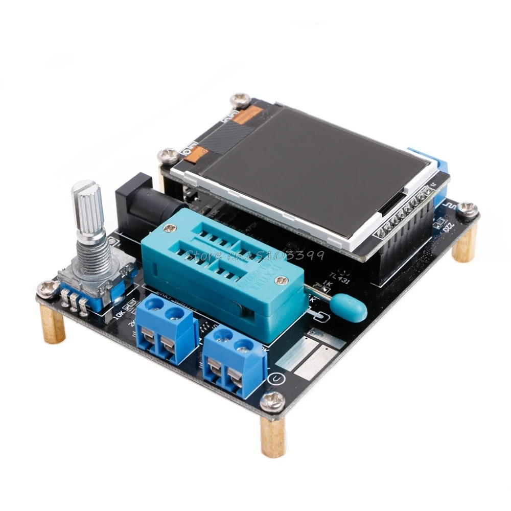 

M328 DIY Transistor Tester LCR Diode Capacitance ESR Meter PWM Signal Generator Electrical Instruments Drop Ship