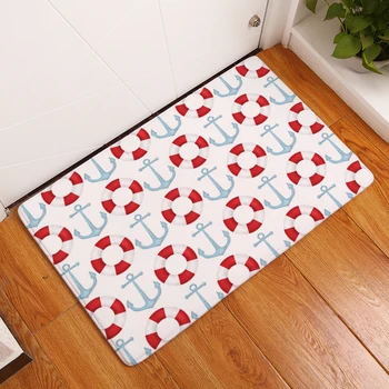 

2017 New Ocean Series Print Carpets Bathroom Mats Anti-Slip Rugs 40X60 50X80cm.