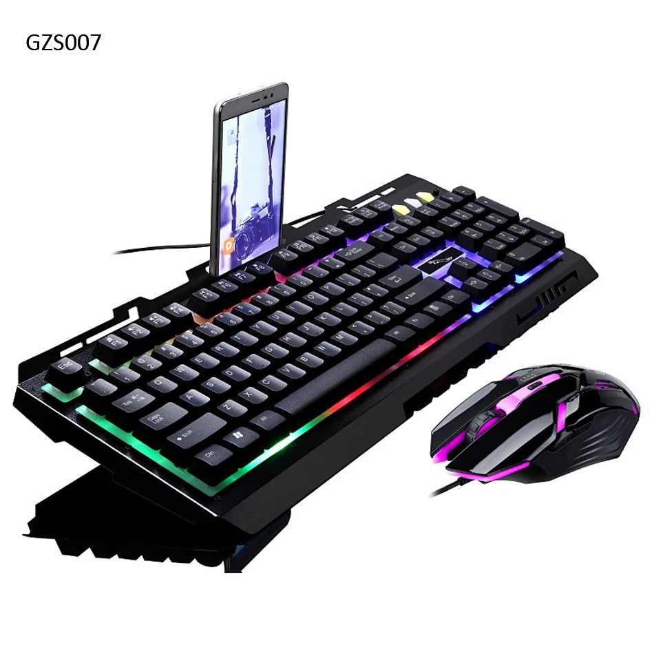 Игровая USB клавиатура и мышь профессиональная комбинированная игровая