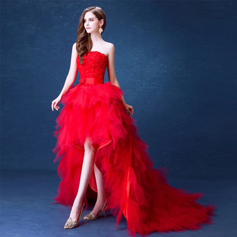 Gorgeous-High-Low-Prom-Dresses-Strapless-Red-Color-Tiered-Tulle-Skirt-Vestidos-De-Formal-Party-Dresses.jpg