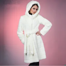 2016 S 5XL Winter Warm Artificial Decent Faux Mink Fur font b Coat b font with
