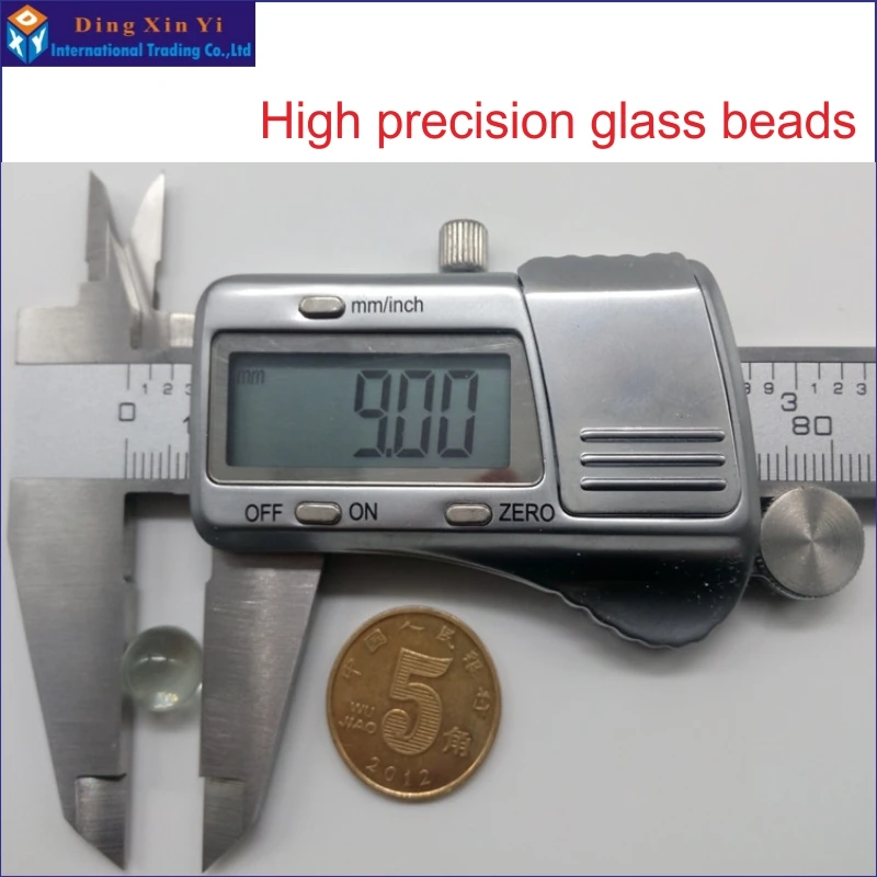 500pcs/lot High precision 9mm glass bead Laboratory with glass beadsin