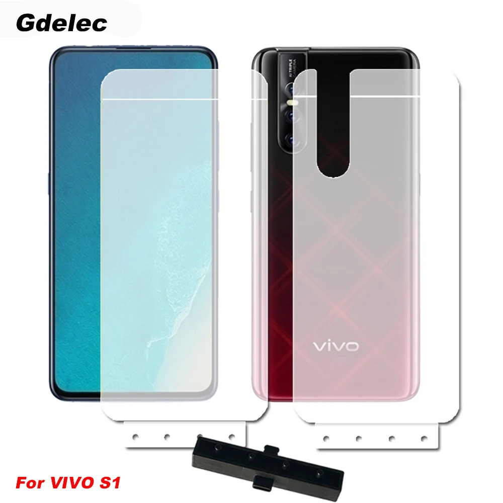 

2PCS 3D Hydrogel Front&Back Protective Film For VIVO S1 Pro Soft nano TPU HD Screen protector Film (Not Glass)