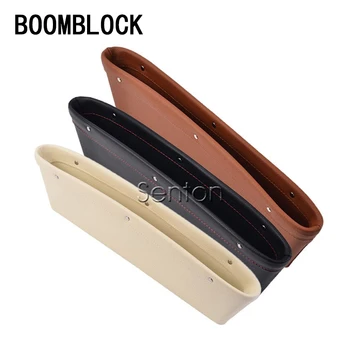 

Auto Car-styling Seat Gap Boxes Armrest leather Organizers For Mercedes Benz W203 W204 211 AMG Smart Starline A93 Citroen C4 C5