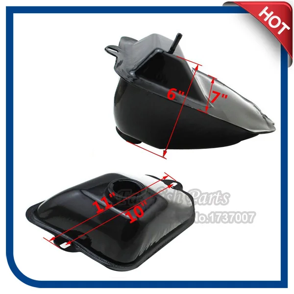 Metal Gas Fuel Tank For Chinese 50cc 70cc 110cc 125cc Atv Quad 4