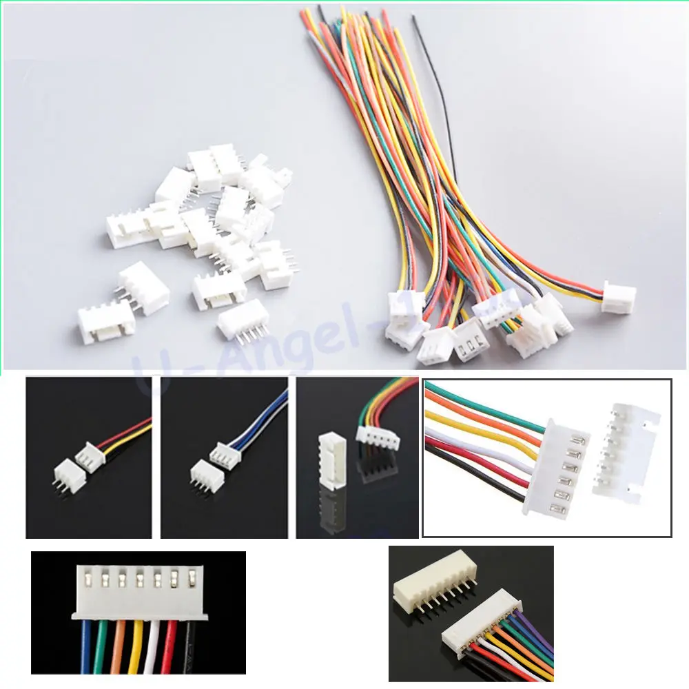 

10 Pairs 200mm RC lipo battery balance charger Cable with male and female plug
