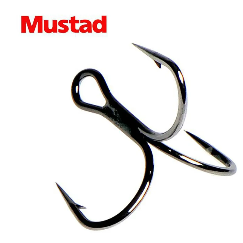 

4 packs/lot mustad treble KVD hooks TG76NP-BN