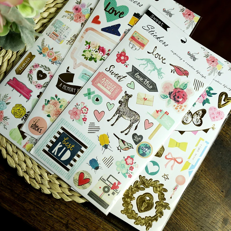 

KSCRAFT Today Is Awesome Paper Stickers for Scrapbooking Happy Planner/Card Making/Journaling Project