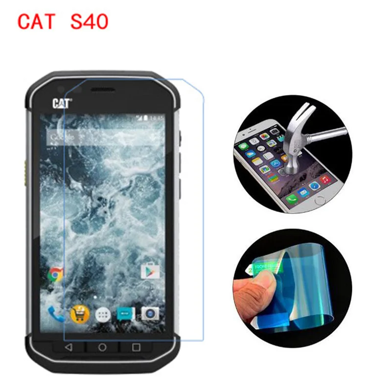 3 шт. для CAT S40 Защитная Пленка премиум-класса из закаленного стекла мягкая нано
