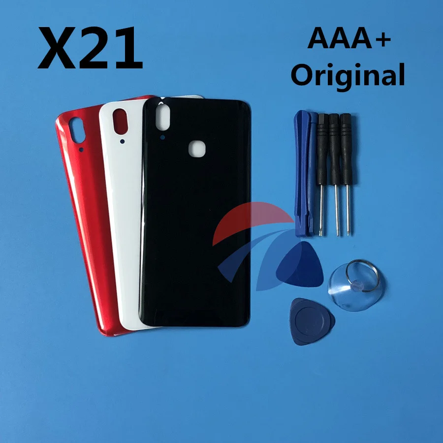 

AAA+ Original Back Battery Cover Door Rear Glass Housing Case Replacement For Vivo X21 + tools