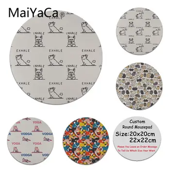 

MaiYaCa New Designs Inhale Exhale Pug Anti-Slip Durable Silicone Computermats Size for 20x20cm 22x22cm Professional Gaming Mouse