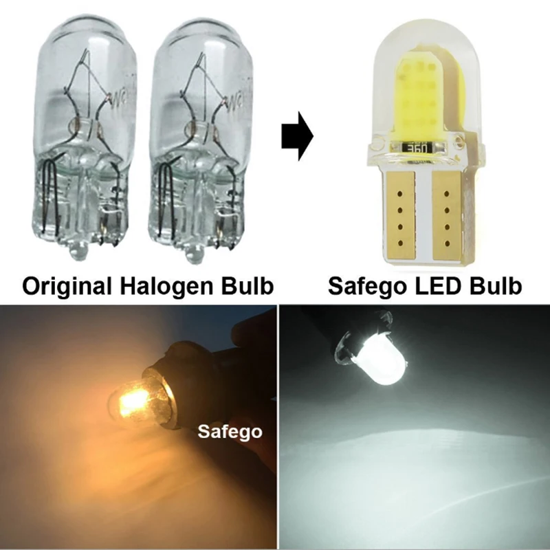1 шт. светодиодный фонарь W5W T10 194 168 COB 8SMD СВЕТОДИОДНЫЙ парковочный автомобильная