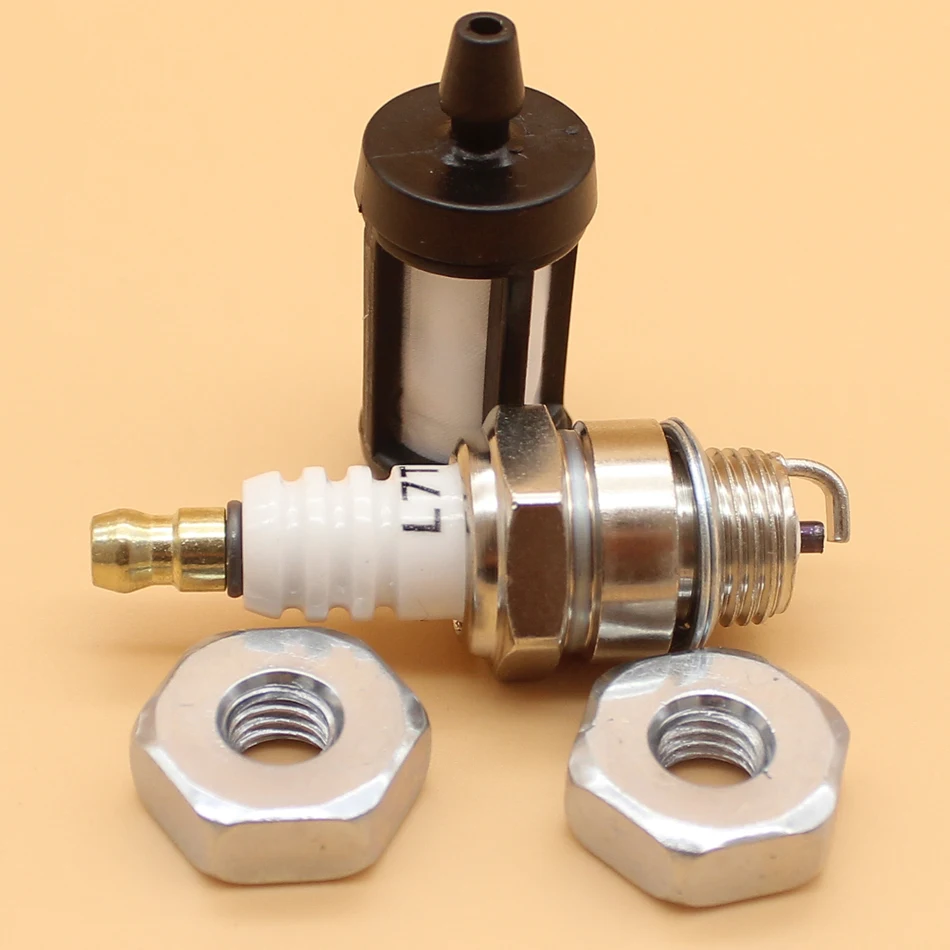BAR NUT SPARK PLUG FUEL FILTER For ST MS180 MS192T MS170 MS200T MS210 MS230 MS240 MS250 MS260 MS290 MS390 MS441 MS460 CHAINSAW BAR NUT SPARK PLUG FUEL FILTER For ST MS180 MS192T MS170 MS200T MS210 MS230 MS240 MS250 MS260 MS290 MS390 MS441 MS460 CHAINSAW
