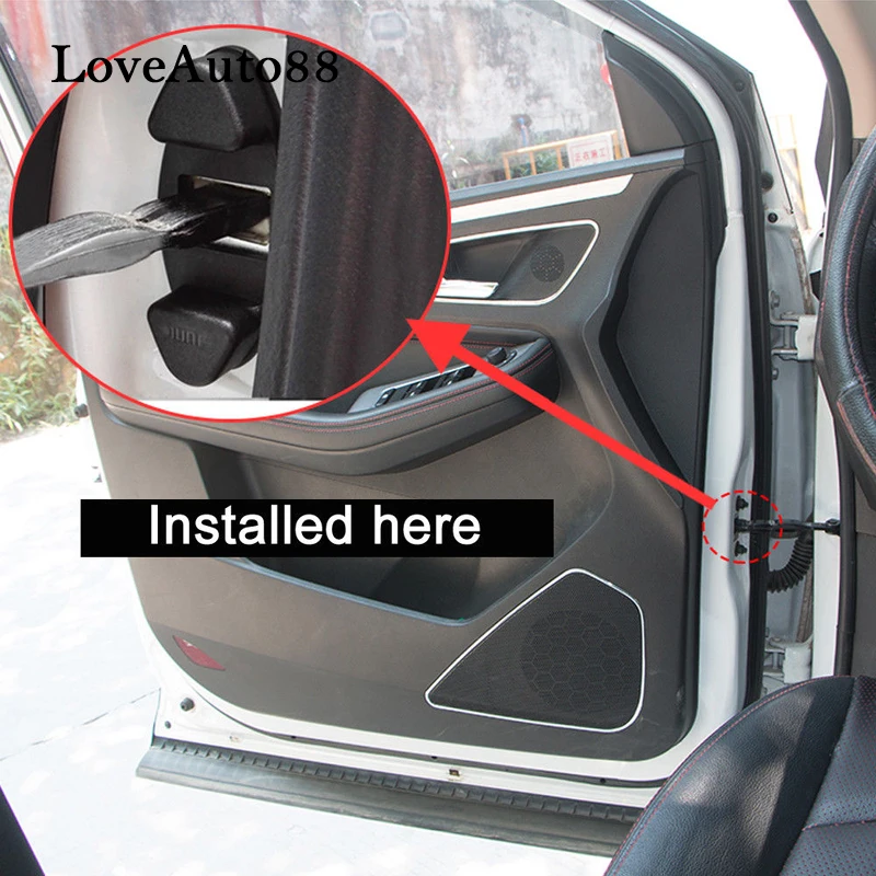 

4PCS 3D ABS Door Stopper Protection Cover For Nissan Qashqai J11 J10 X-trail Xtrail T32 T31 car Accessories