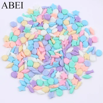 

100pcs Mix Styles Random Color Resin Cartoon Buttons Plastic Ocean Animal button Handmade Crafts DIY Sewing Garment Accessories